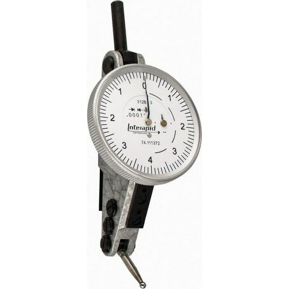 INTERAPID 0 to 0.016", 0.000100" Graduation, Horizontal Dial Test Indicator