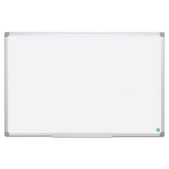 MasterVision MA2707790 Earth Series 72 in. x 48 in. Magnetic Steel Whiteboard - White/Aluminum