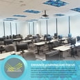 thumbnail image 5 of OCTO LIGHTS Magnetic Fluorescent Light Covers for Ceiling Lights Classroom Light Filters - Improve Focus, Eliminate Headaches & Eye Strain - Stained Glass 005, 5 of 8