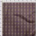 thumbnail image 3 of oneOone Viscose Jersey Fabric Leaves & Floral Block Printed Craft Fabric BTY 60 Inch Wide, 3 of 5