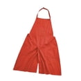 thumbnail image 2 of TISHITA Pottery Apron with Pockets for Women Split Leg Apron for Potters Art Working Orange, 2 of 8