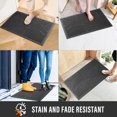 thumbnail image 4 of Sturdy Front Door Mat, Absorbent Muddy Dirt Resist Welcome Door Mats Outdoor Indoor, Stain and Fade Resistant, Non-Slip Backing Entry Mat Low Profile Doormat for Entryway, 29×17, Beige, 4 of 5