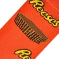 thumbnail image 3 of Crazy Socks for Men, Reese's Peanut Butter Cups, Funny Colorful Prints, Large, 3 of 6