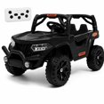 thumbnail image 1 of Carro Electrico Montable para niños con Control Remoto y Manejo Directo Auto Negro con USB Bluetooth Luces Bocina y Musica, 1 of 1