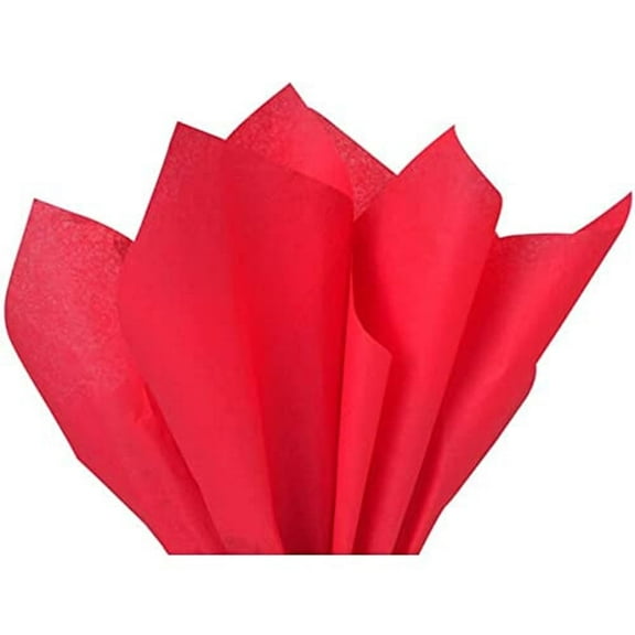 Red Gift Wrap Tissue Paper 8 Ct 20 x 20