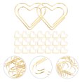 thumbnail image 3 of SHISUYAN 100pcs Small Paper Clips Heart Paperclips Shaped Bookmark Clips Cute Paper Clips Office Favors, 3 of 8