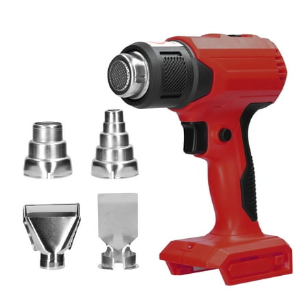

Walmeck Cordless Handheld Lithium Rechargeable Heating Equipment Temperatures Adjustable Power Tool with 4 Nozzles Compatible with Makita 18V Lithium Battery