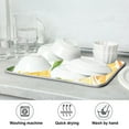 thumbnail image 7 of Yayeee Dish Drying Mat for Kitchen Counter 16"x18" Microfiber Absorbent Pad, Candy Lemon, 7 of 7