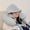 Gray, variant on Travel Pillow Microbead Hooded U-Shaped Pillow, Japanese Multi-Functional Neck Pillow, Airplane Nap Hooded Neck Support Pillow
