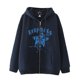 thumbnail image 1 of Dark hip-hop gótico Harajuku Y2k estrella impresa cremallera Sudadera con capucha hombres y mujeres Harajuku chaqueta sudadera, 1 of 5