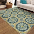 thumbnail image 4 of Orian Rugs Veranda Aqua 5'2" x 7'6" Area Rug, 4 of 6