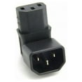thumbnail image 3 of CY IEC Male C14 to Down Right Angled 90 Degree IEC Female C13 Power Extension Adapter, 3 of 7