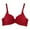 Red, variant on VerPetridure Bras for Women Wirefree Fashion Woman's Lace Beauty Back Solid Strap Wrap Plus Size Underwear Everyday Bra