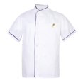 thumbnail image 1 of 2x Unisexo de Cocinero Chaqueta Chef Cocina Instalación Eléctrica Suministros de Construcción Sharpla Uniforme de chaqueta de chef para hombre, 1 of 8