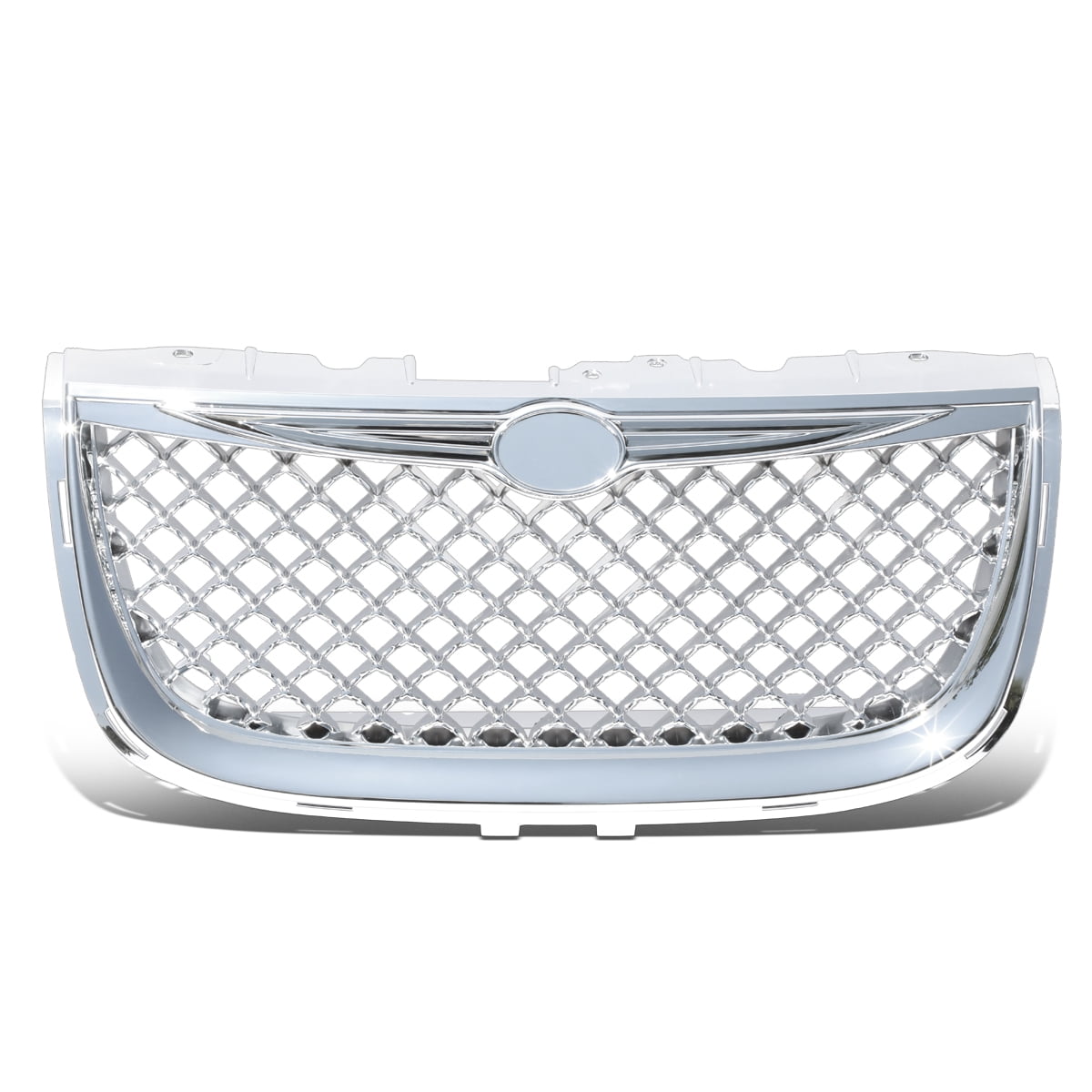 For Chrysler 300M Diamond Mesh Front Bumper Grille//Grill Chrome