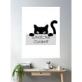 thumbnail image 2 of Black Cat, Whatcha Cookin? Poster Wall Art, Modern Wall Decor For Living Room Bedroom, 8x12 UNFRAMED, 2 of 3