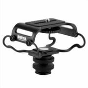 Boya BY-C10 Universal Shock Mount for Digital Recorders, LED Lights, Wireless receivers & Microphones with 1/4-20 Thread, Black