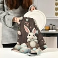 thumbnail image 6 of Coolnut Easter Cute Rabbit Kitchen Dish Towel Set 6Pcs,Dishcloths Sets Fast Drying Kitchen Towels Tea Towels Gift Set for Drying Cleaning Cooking Baking216 Wash cloth, 6 of 7