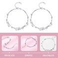 thumbnail image 2 of Pulsera de estrella de doble capa de 2 piezas, plata de ley 925, delicada joyería de cuentas apilables para adolescentes y mujeres, longitud ajustable., 2 of 7