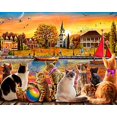 thumbnail image 1 of Dockside Cats Jigsaw Puzzle 1000 Piece, 1 of 2