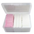 thumbnail image 2 of Paquete combinado de 258 almohadillas de algodón para quitar el maquillaje. Juego de almohadillas para uñas. Labymos  Natural, 2 of 7
