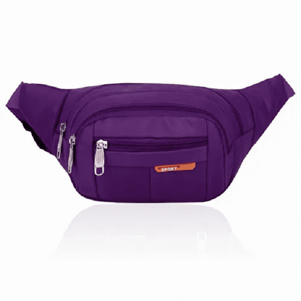Riñonera Deportiva Malubero Para Hombre Y Mujer morado