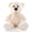 Bow-White, variant on MaoGoLan 14" Dark Brown Teddy Bear Stuffed Animal Cute Bear Plush Toy