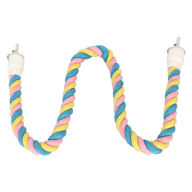 Juguete de Perchas de Resistencia a las Mordeduras Columpio de Cuerda de Algodón Juguete para Pájaros Rompedor del Aburrimiento Cuerda para Escalar Pájaros Columpio para ANGGREK Otros