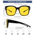 thumbnail image 7 of KALIYADI HD Night Vision Driving Glasses Anti Glare Polarized Safe Trendy Stylish Fit Over Glasses for Men & Women Night Driving Wrap Around Glasses, 7 of 7