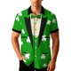 thumbnail image 2 of Ceisia St. Patrick's Day Men's Unisex Hawaiian Shirt | Summer Beach Casual Short Sleeve Button Down Gift Printed Top, 2 of 9