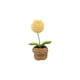 thumbnail image 3 of Ramo de Flores de Ganchillo Tejido a Mano perfecl Flores Artificiales de Ganchillo en Macetas para Adornos de Escritorio Rústicos Flor amarilla, 3 of 8
