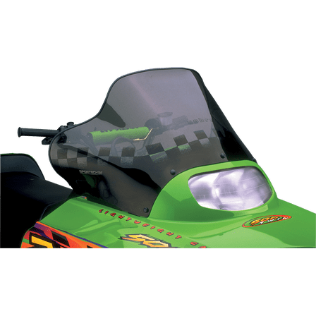 Powermadd 12230 12230; Windshield Cobra 98 Zr Smk W/Black Grpx