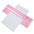 thumbnail image 4 of BLEEUS A4 Bidirectional Cutting Paper Cutter with Pull-out Ruler Photo Trimmers (Pink)Student Supplies, 4 of 9
