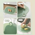 thumbnail image 4 of Justharion High Density Mildew Resistant Kitchen Cutting Board Fruit Cutting Adhesive Board Set Panel Select PP White large size, 4 of 6