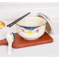 thumbnail image 2 of Ceramic Ramen Bowl Set,27 Oz Japanese Vintage Large Soup Bowls Instant Noodle Bo, 2 of 10