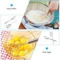 1 Pair Kitchen Stainless Steel Whisk Beating Stirrer Baking Tool