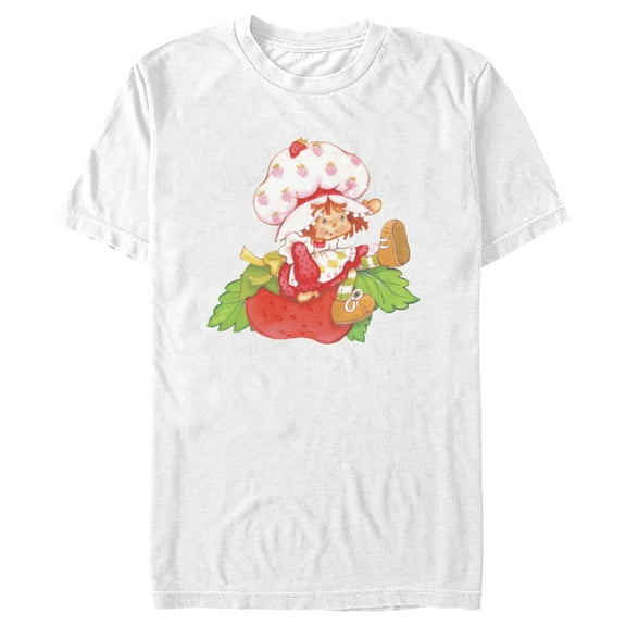 Men's Strawberry Shortcake Playful Berry  Graphic T-Shirt