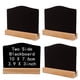 thumbnail image 5 of Mini carteles de pizarra con Base, pizarras borrables de doble cara, pizarra de madera, tarjetas de lugar, tablero de mensajes, etiquetas de alimentos, 10 Uds., 5 of 5