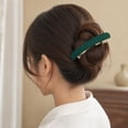 thumbnail image 4 of SPOORYYO 6 Pack Matte French Barrettes Hair Clips for Women, Rectangle Spring Hair Clips, Solid Color Hair Accessories, Random Color Hair Styling Clips for Daily Hairstyles, 4 of 4