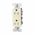 thumbnail image 1 of Cooper Wiring Device TR1107LA Réceptacle de Décoration Sortie Duplex - 15A 125V 2P3W, 1 of 3