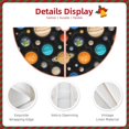 thumbnail image 3 of Sikiie Planets In Deep Space Christmas Tree Skirt, Christmas Tree Decorations, Christmas Decor, Tree Mat Decoration(30-48IN)-30", 3 of 6