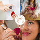 thumbnail image 5 of Soporte para licuadora de esponja de belleza, soporte de secado para esponja de maquillaje, soporte de exhibición para esponja en polvo y huevo Forma de oro rosa: 03;, 5 of 5