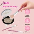 thumbnail image 5 of Syenll Pretend Makeup Set for Girls, Fake Make up Kit with Cosmetic Bag, Kids Vanity Set Makeup Toy for 3-8 Year Old Princess Birthday Gifts, 5 of 8