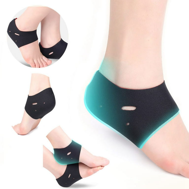 Heel Wrap Pain Relief 1 Pair Nylon Heel Sleeve Pad Heel Protector Heel Spur Wrap