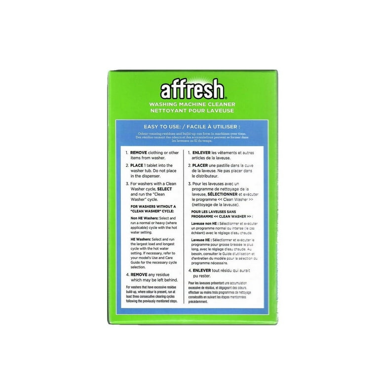 Affresh 8.4 oz. Washer Cleaner (6-Pack) W10501250 - The Home Depot