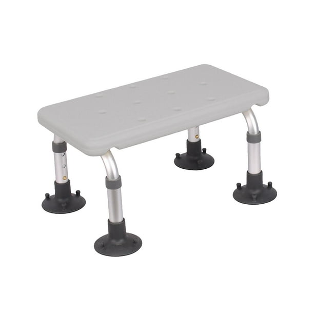 Taburete de Ducha Salvador Ajustable para Personas Mayores Gris