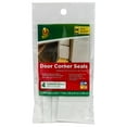 thumbnail image 4 of Duck Brand White Foam Door Corner Weatherstrip Seals, 1.75 in. x 2 in., 4 Pack, 4 of 11