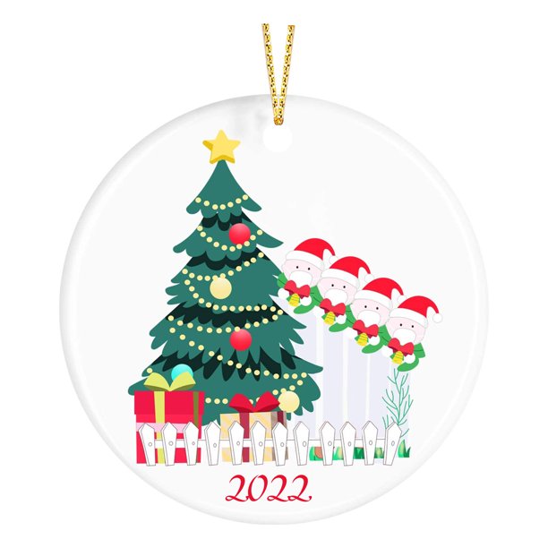 Personalice los ornamentos colgantes de los adornos formados para la decoración de la Navidad Wmkox8yii fhajkh2008