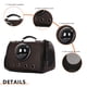 thumbnail image 2 of Bolsa De Transporte Para Mascotas Pet Bag Carrier Perro Gato Transpirable PU Transparente Marrón Oscuro Marrón Ndcxsfigh Libre de BPA, 2 of 3