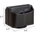 thumbnail image 4 of Leather Remote Control Holder, 360 Degree Spinning Desk Tv Remote Caddy/box,bedside Table Organizer, 4 of 4